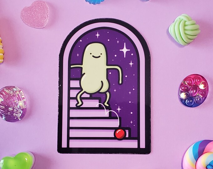 Dropball Ghost Portal Funny Sticker