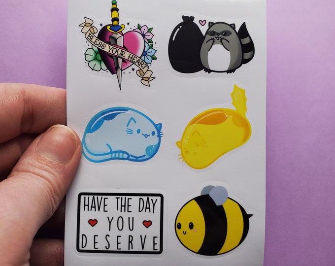 Mini Sticker Set 02 | Tiny Sticker Sheet Minis