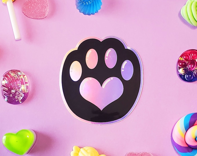 Holographic Toe Beans Paw Sticker
