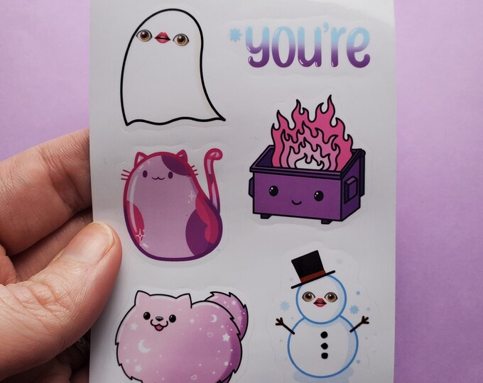 Mini Sticker Set 01 | Tiny Sticker Sheet Minis