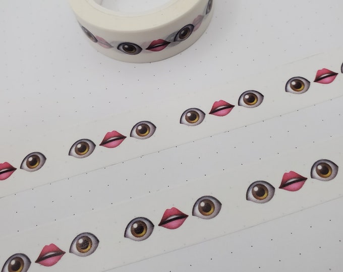 Eye Mouth Eye Face Washi Tape