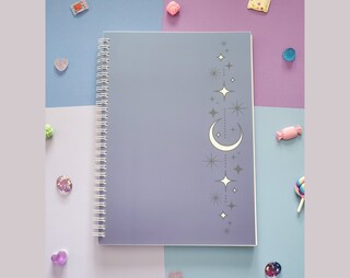 Quaderno AMBROSIANA A5 – Copertina Con Grafica Galaxi E Baby Yoda – Taccuino Cartaceo