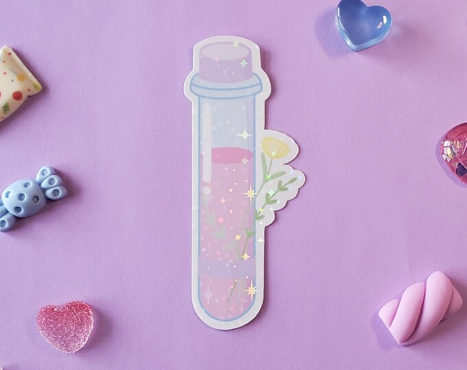 Cute Witchy Pastel Potion Vial Sticker