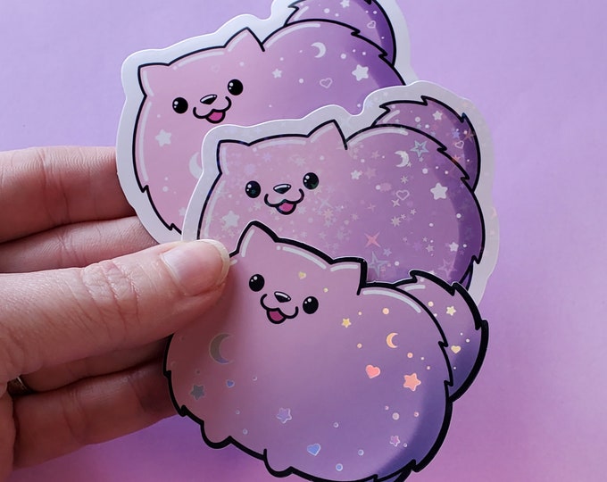 Pastel Pomeranian Sticker