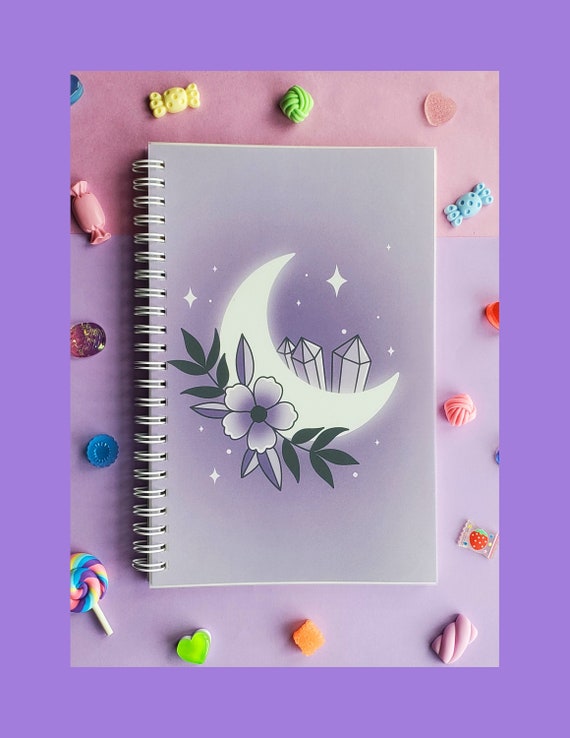 Pastel Moon Reusable Sticker Book - Dorky Planner Girls