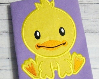Duck applique machine embroidery design