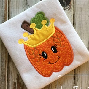 Princesa Calabaza aplicación máquina de diseño de borda