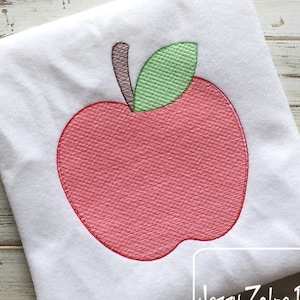 Apple Sketch Machine Embroidery Design