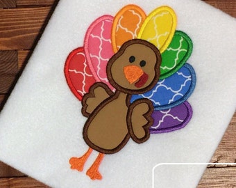 Turkey Applique machine embroidery Design