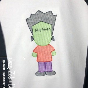 Frankenstein Monster sketch machine embroidery design