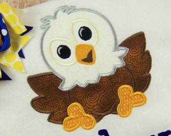 American Eagle applique machine embroidery design