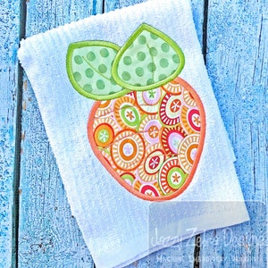 Carrot Applique machine embroidery design image 3