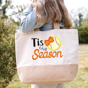 Tis the softball season appliqué machine embroidery design