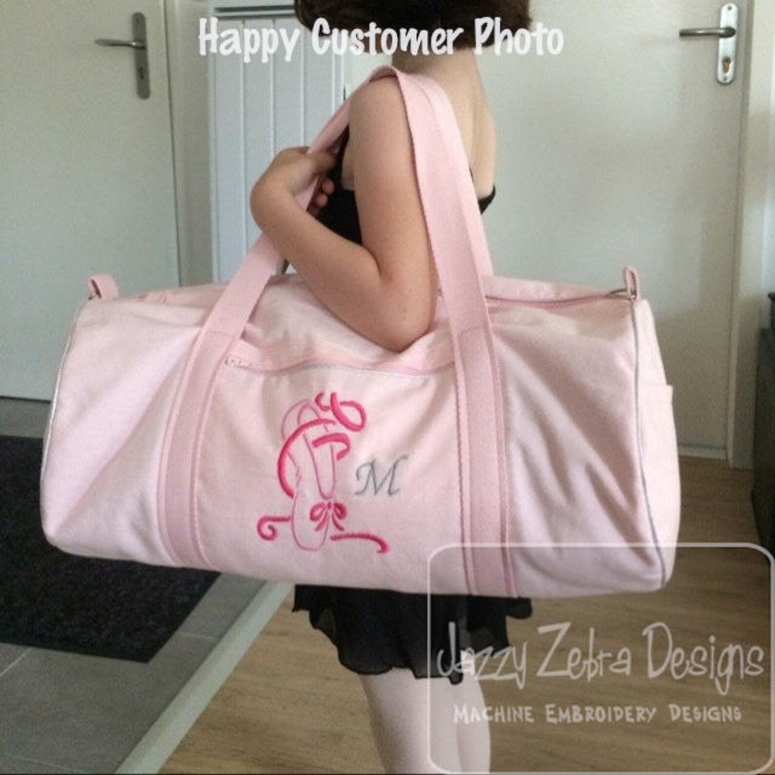 ballet shoe machine embroidery design - instant download design