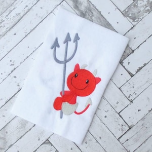 Baby Devil filled machine embroidery design
