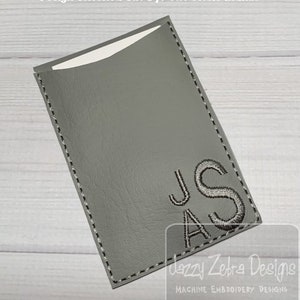 In the hoop Card holder machine embroidery design
