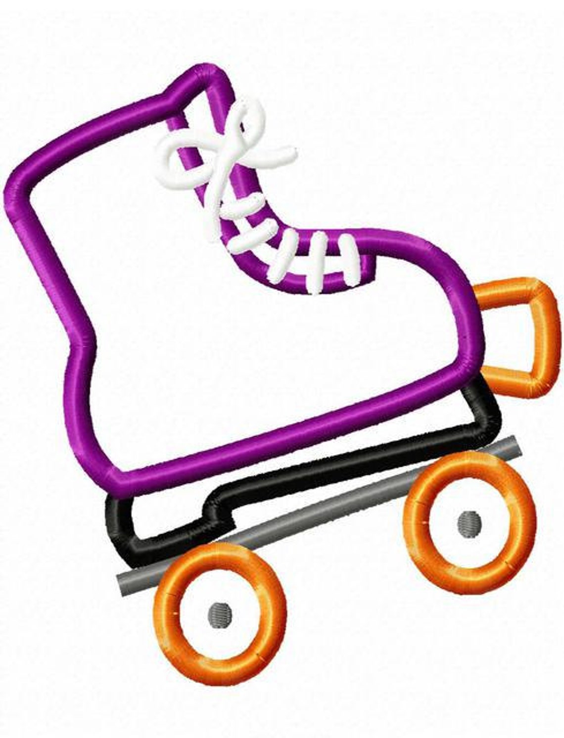 Roller Skate Applique Machine Embroidery Design Etsy UK