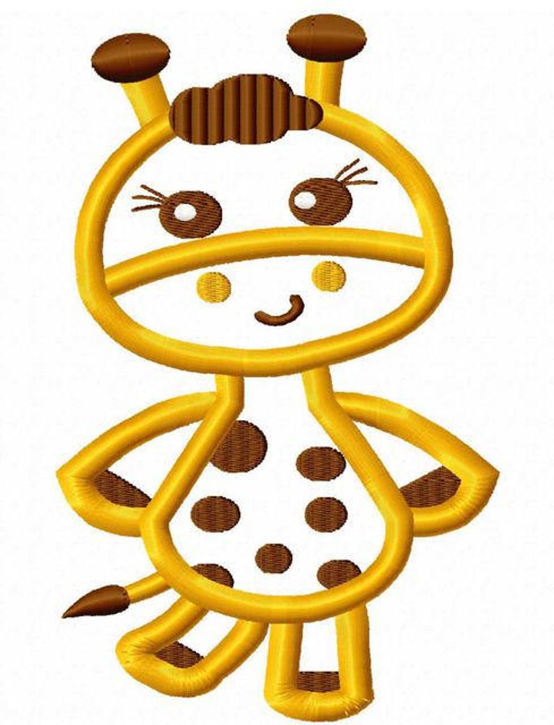 Giraffe applique machine embroidery design instant download Etsy 305 giraffe 2 machine embroidery applique design