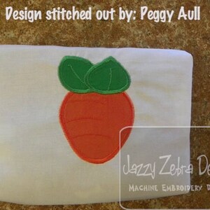 Carrot Applique machine embroidery design image 2