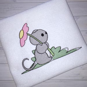 Mouse Sketch Machine Embroidery Design