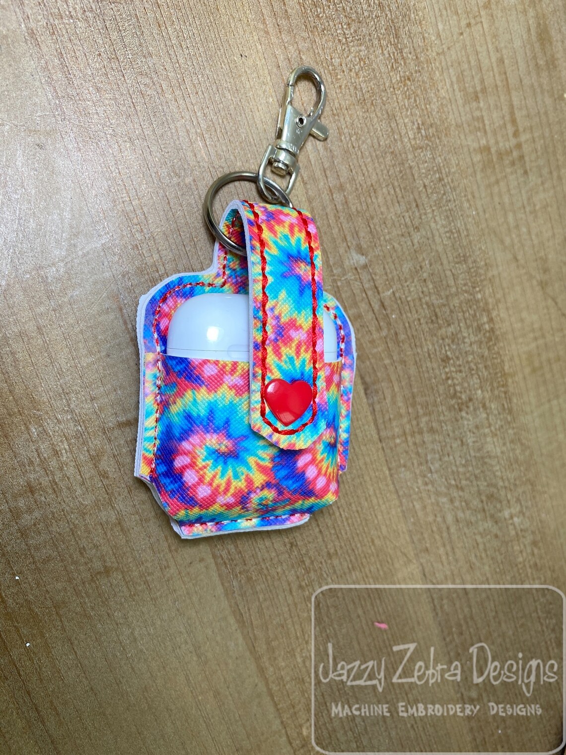 AirPods holder In the hoop embroidery design AirPods case