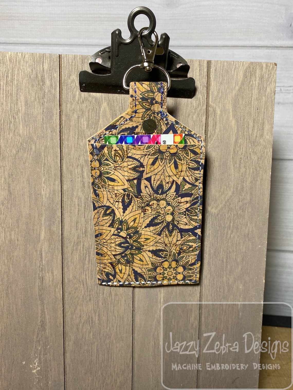 Luggage Tag in the Hoop Machine Embroidery Design Etsy