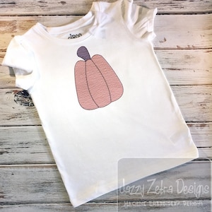 Pumpkin sketch machine embroidery design