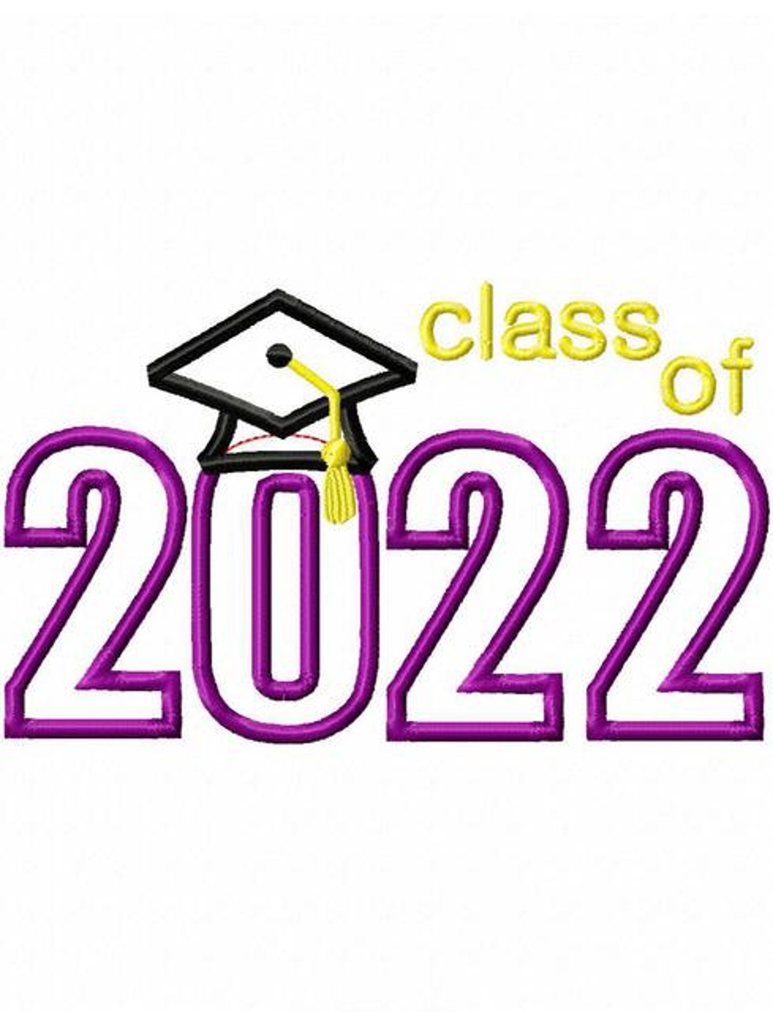 41+ Class Of 2022 Embroidery Designs