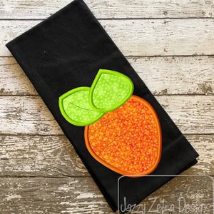 Carrot Applique machine embroidery design image 6