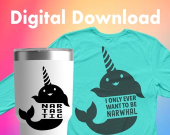 NARWHAL Design > Crafting > Clipart > Vector