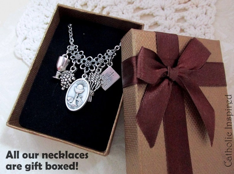 St. Philomena Choose 2 Charms Anchor Arrows Medal Necklace Etsy