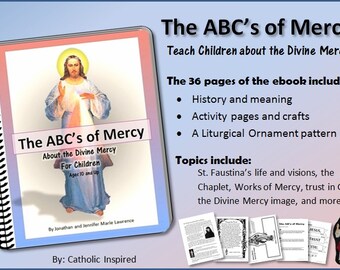Divine Mercy eBook - 36 page Download - To Teach Children - activities, coloring pages, information, & more - St. Saint Faustina Kowalska