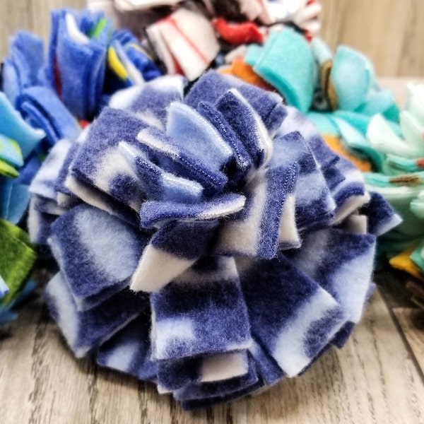 Fleece Dog Toys Etsy