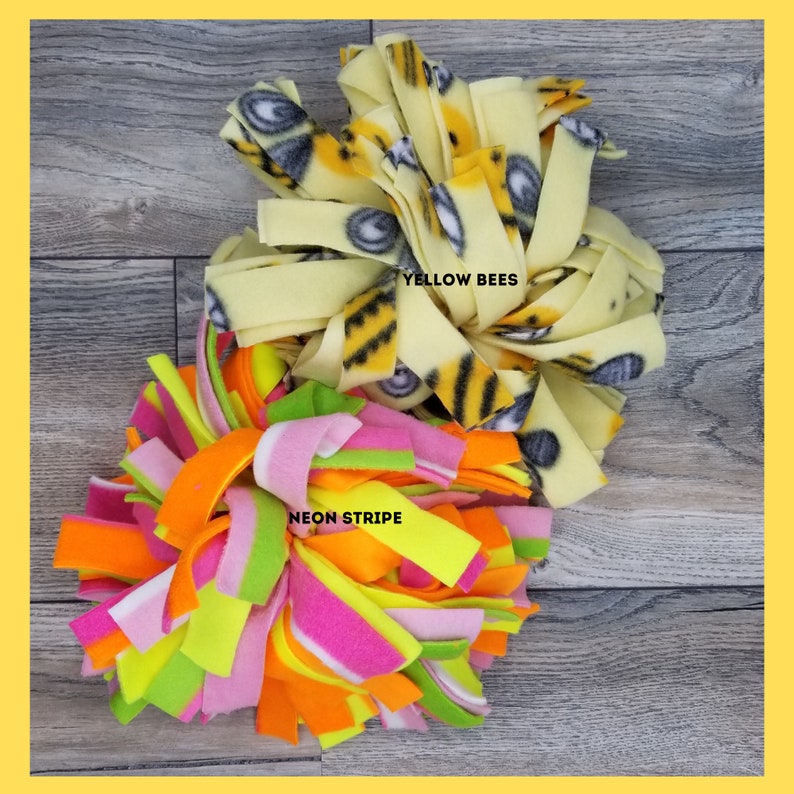 Snuffle Ball Soft Handmade Fleece Toys for Dogs X-Large 10 | Etsy