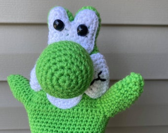 Yoshi hand puppet