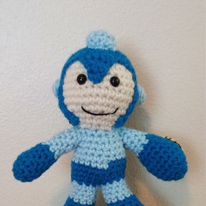 PDF FILE ONLY Mega Man crochet pattern
