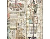 STAMPERIA Decoupage Imagine MANNEQUIN Rice Paper A4 - DFSA4442