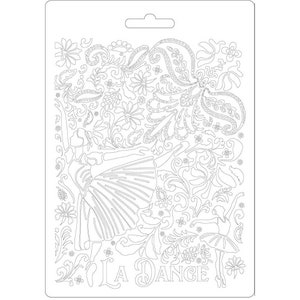 Stamperia Soft Mould A5 Passion DANCER Impression Cold Pour #K3PTA577