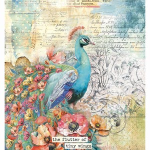 Ciao Bella Majestic Dream BE YOURSELF Papier de riz A4, techniques mixtes #CBRP530