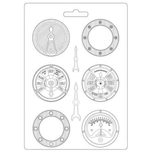Stamperia Soft Mould A4 Lady Vagabond LIFESTYLE GAUGES Cold Pour #K3PTA4519