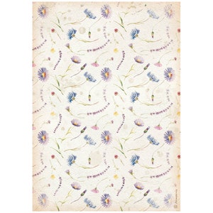 Stamperia Create Happiness WELCOME HOME FLOWERS A4 Decoupage Rice Paper #DFSA4742