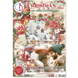 Ciao Bella MAGIC CHRISTMAS VIBES A4 Junk Journal & Ephemera Book # CBB003