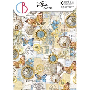 Ciao Bella ESPRIT DE VOYAGE A4 Papier vélin 6 feuilles 92 g/m² #CBV021