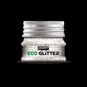 Pentart ECO GLITTER Silver Coarse 15 g #41123