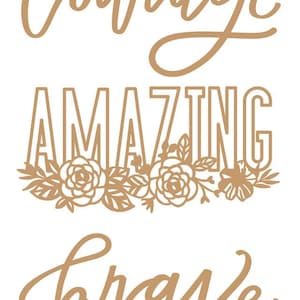 Prima Decorative Chipboard Embellishment WORDS to LIVE By #647391