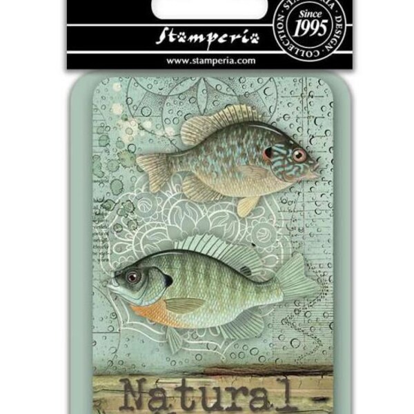 Stamperia COLLECTIBLE MAGNET Natural Vibes Fish #EMAG019