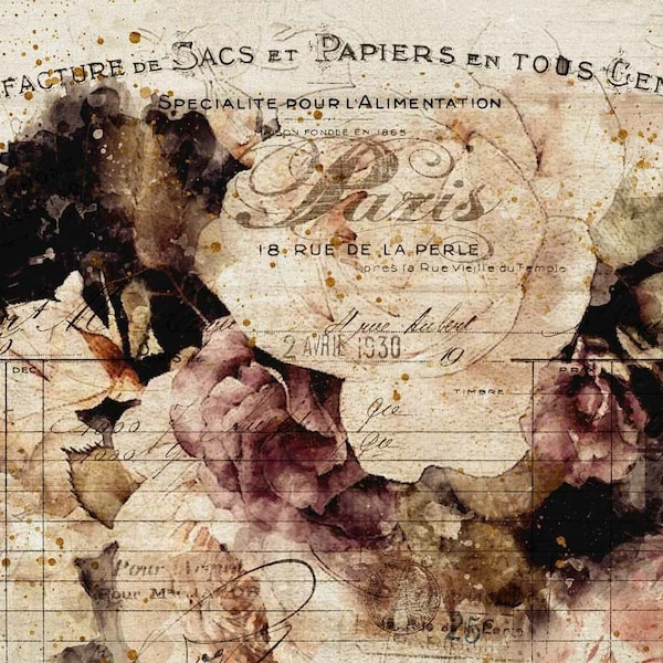 French Decoupage Etsy