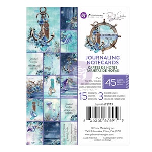 Cartes de journalisation Prima A MERMAID'S TALE Collection 3 x 4 #676919