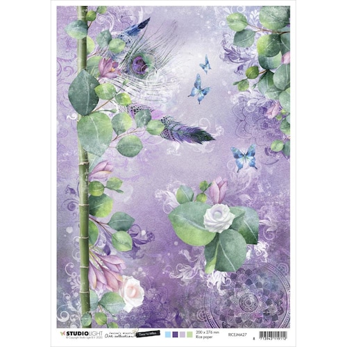 STUDIO LIGHT Decoupage Jenine's Mindful Art 5.0 NR 28 Rice Etsy