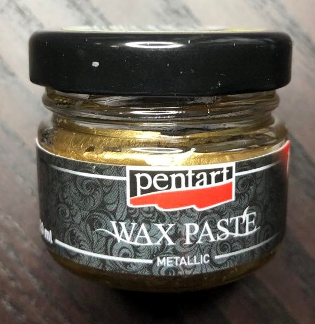 Pentart Wax Paste METALLIC Metal GOLD 20 Ml 4426 Furniture Mixed Media